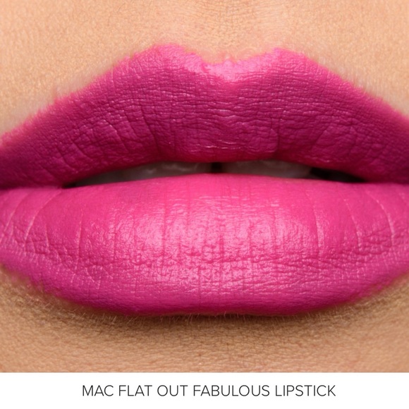 MAC Cosmetics Lipstick *FLAT OUT FABULOUS* Dark fuchsia - Picture 7 of 8